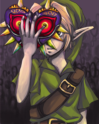 link, young link, and majora (the legend of zelda and 1 more)