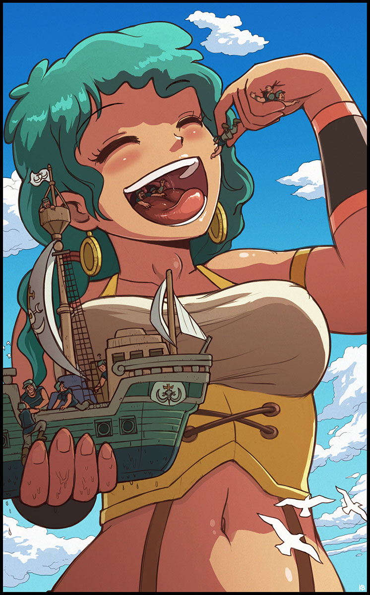 lily enstomach (one piece) drawn by karbo