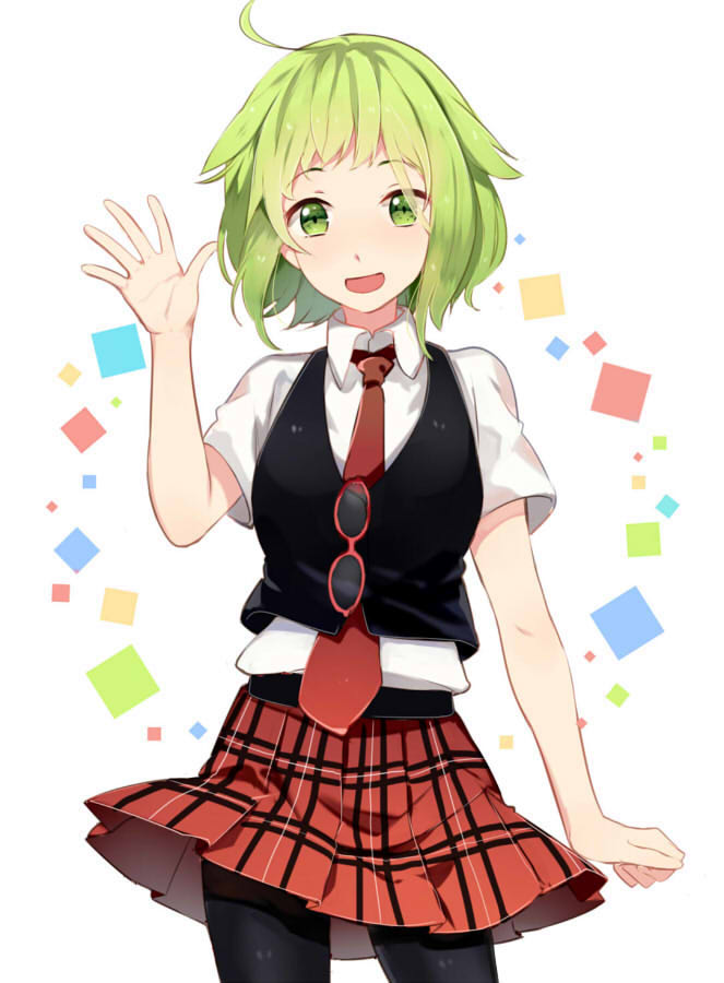 gumi (vocaloid and 1 more) drawn by jiman