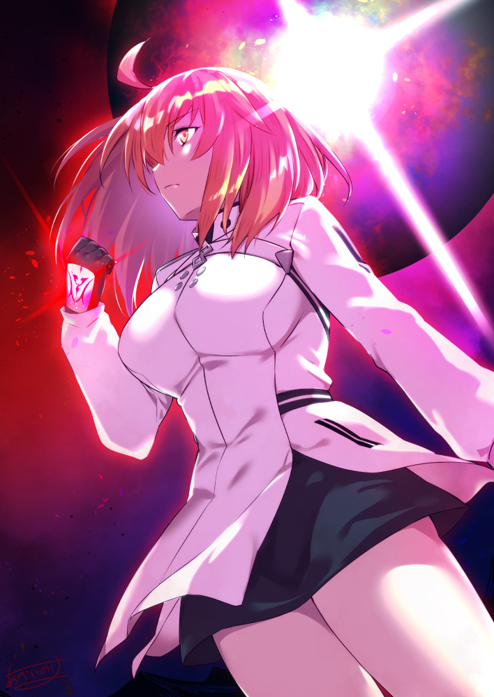 fujimaru ritsuka (fate and 1 more) drawn by abe_inori