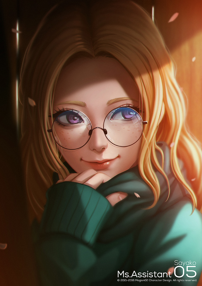sayako (original and 1 more) drawn by magion02