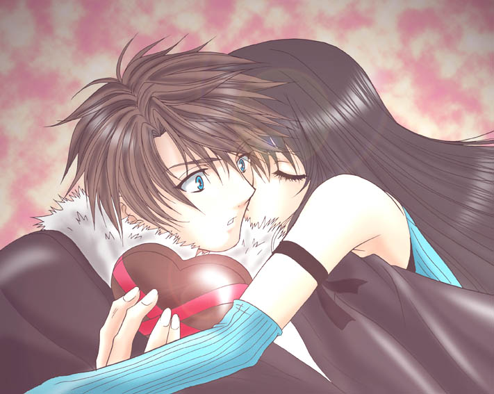 squall leonhart and rinoa heartilly (final fantasy and 1 more)