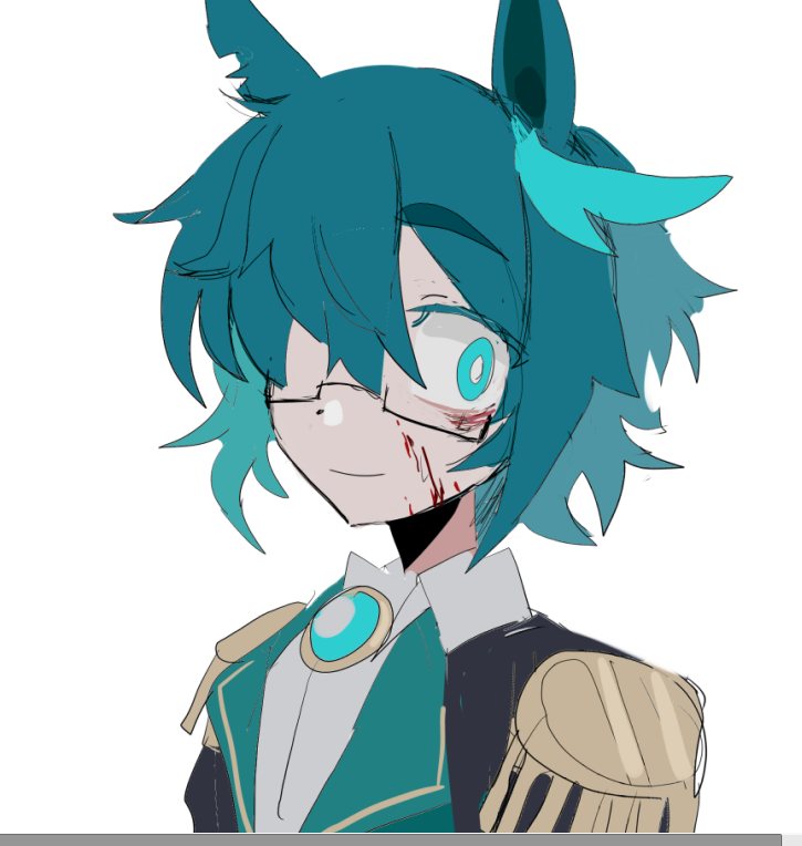 cyan (horse race tests) drawn by mangolord