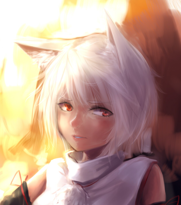 inubashiri momiji (touhou) drawn by shikkoku_(border_of_season)