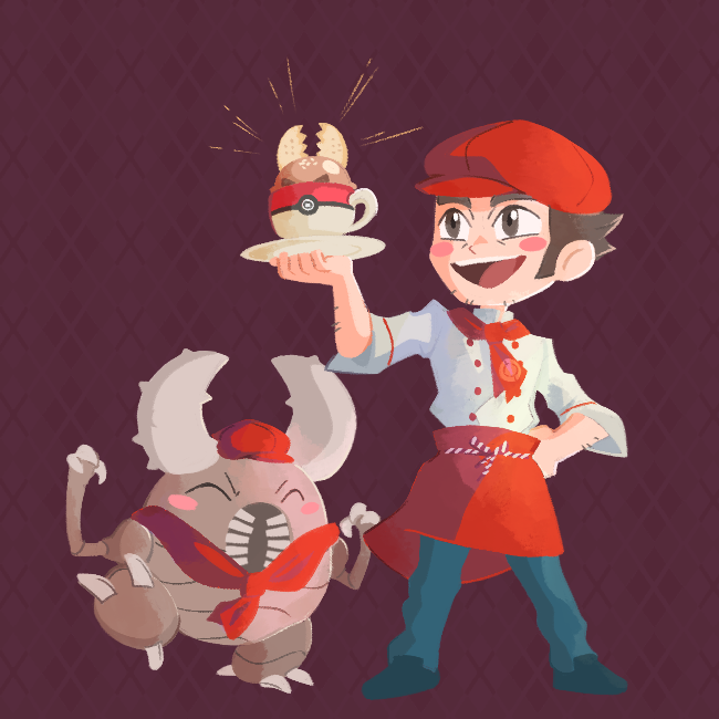 pinsir and noland (pokemon and 3 more) drawn by vergolophus