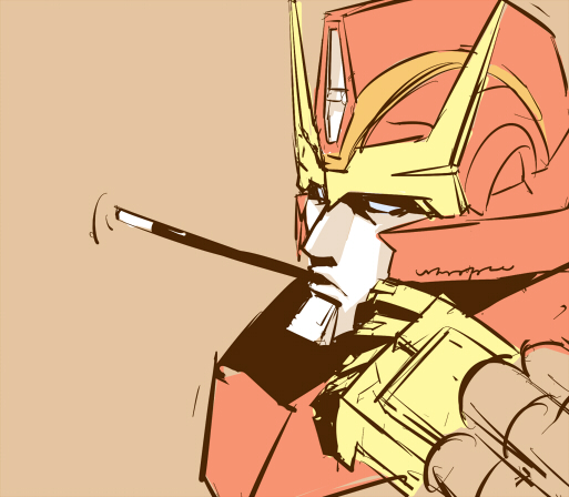 rodimus (transformers and 1 more) drawn by ichira-san