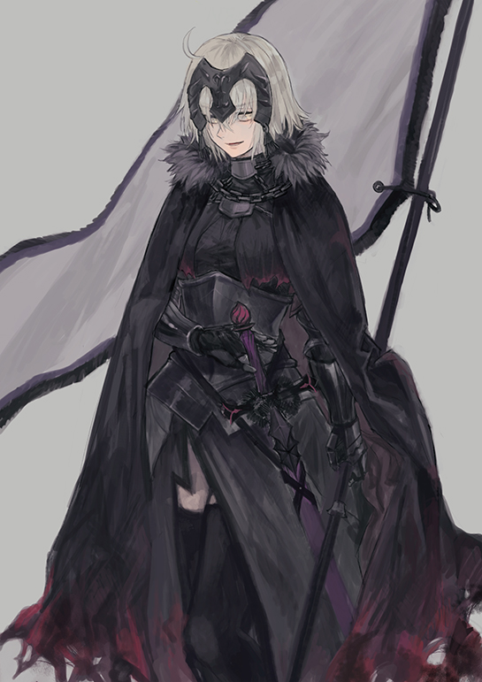 jeanne d'arc alter (fate and 1 more) drawn by lsunl