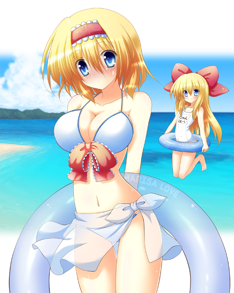 alice margatroid and shanghai doll (touhou) drawn by osashin_(osada)