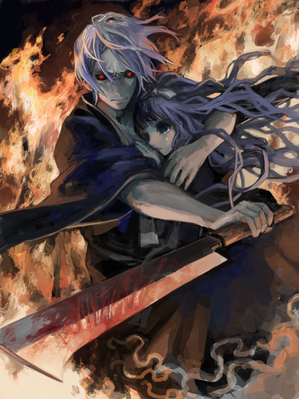 kirishiki sunako and muroi seishin (shiki) drawn by nanashi_(sn)