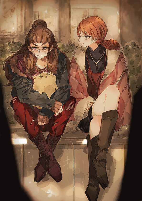 hojo karen and kamiya nao (idolmaster and 1 more) drawn by tima
