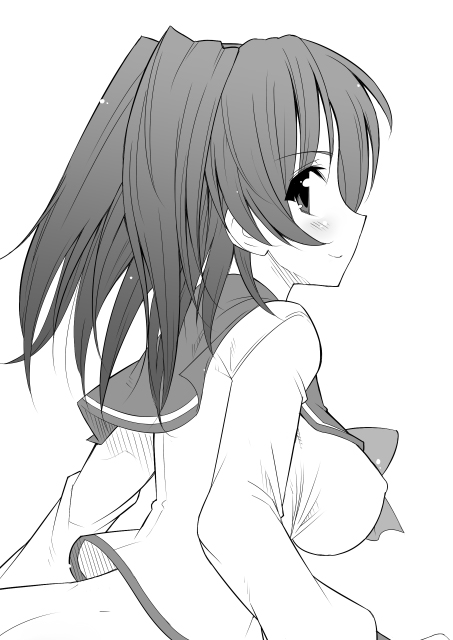 kousaka tamaki (to heart and 1 more) drawn by aida_takanobu