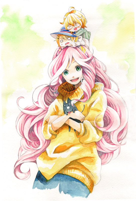 kurusu shou, shinomiya natsuki, and tsukimiya ringo (uta no prince-sama) drawn by ono-yuzi