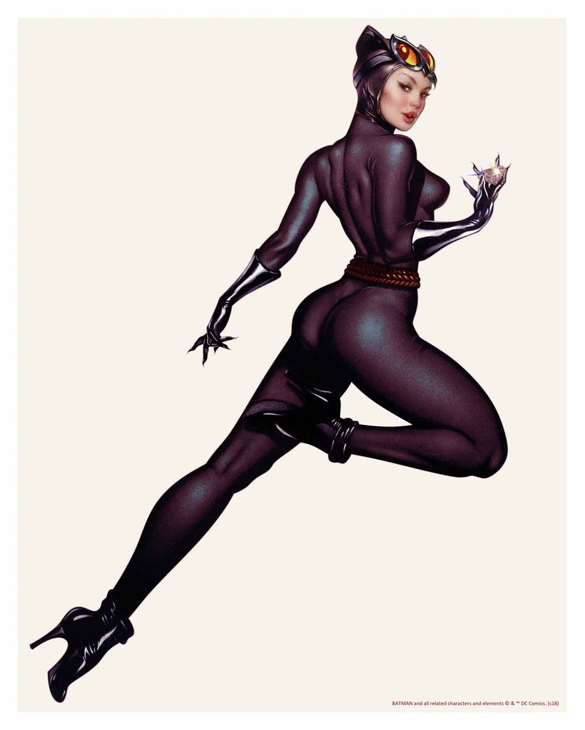 catwoman and selina kyle (dc comics) drawn by john_keaveney