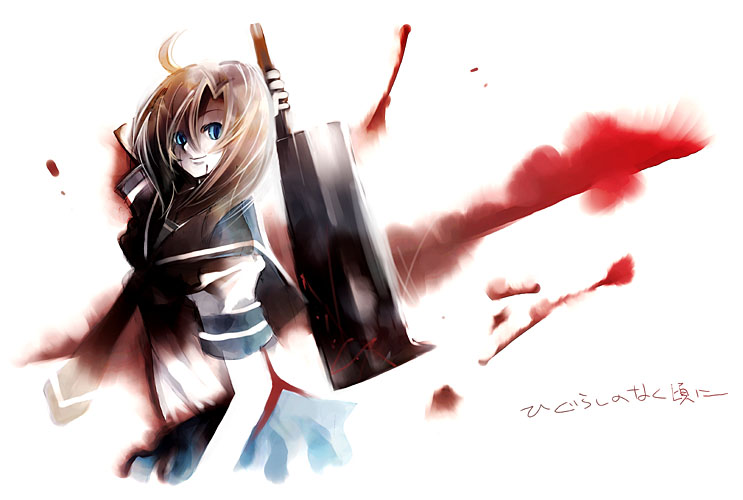 ryuuguu rena (higurashi no naku koro ni) drawn by kei_(keigarou)