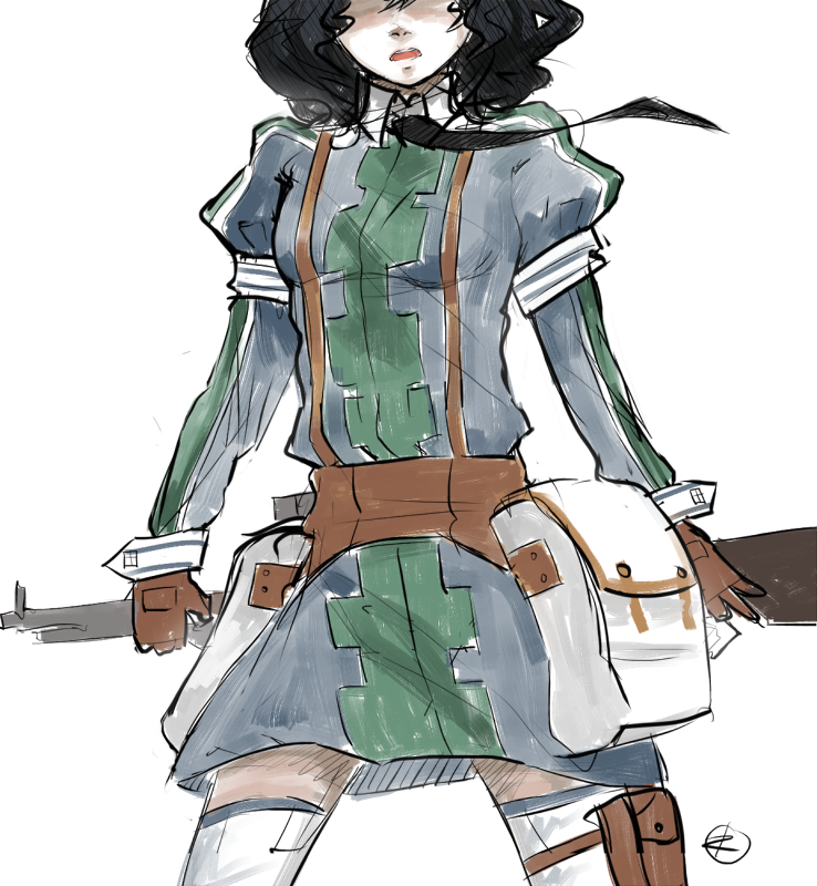 magari (senjou no valkyria and 1 more) drawn by drawfag