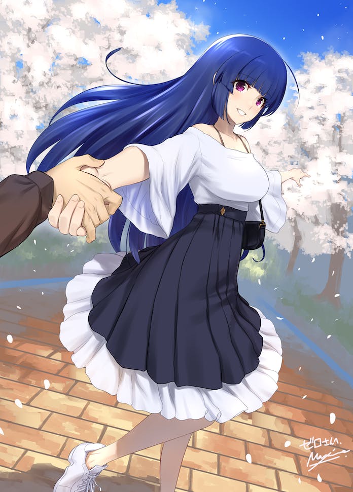 sendou yuzuka and tatsunami hibiki (muv-luv and 1 more) drawn by makishima_azusa