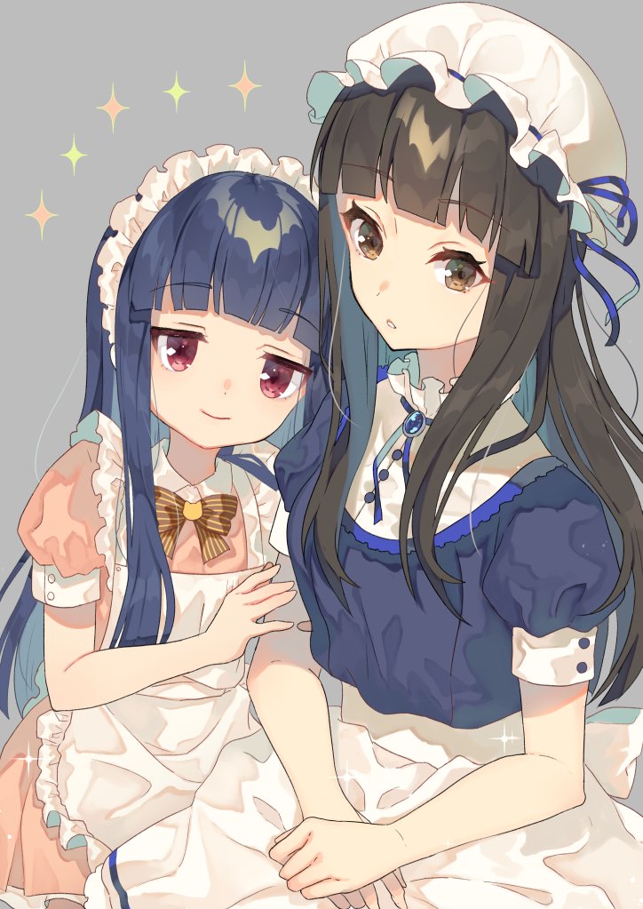 sajo yukimi and kurokawa chiaki (idolmaster and 1 more) drawn by imtyousei