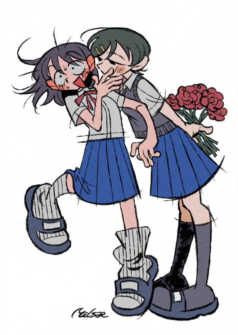 hatono chihiro and kouyama rin (futsuu no keion-bu) drawn by milsae