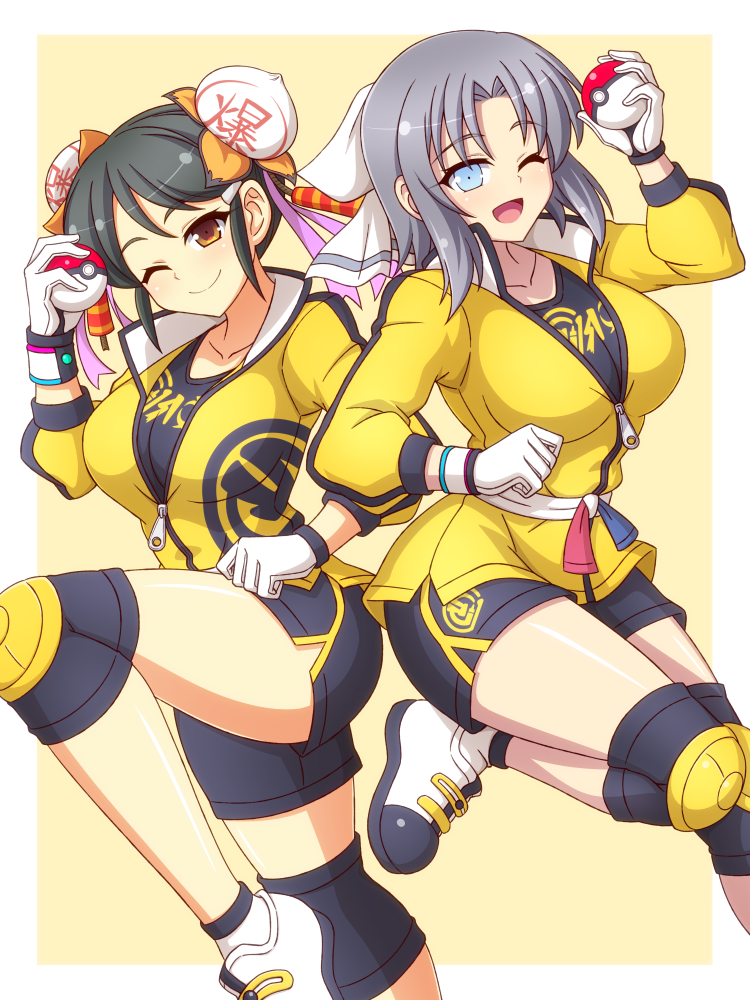 yumi and meimei (pokemon and 2 more) drawn by zetsumu