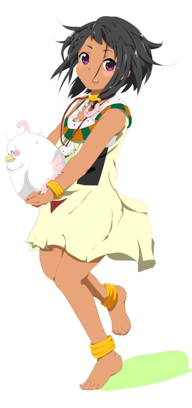 dera mochimazzui and choi mochimazzui (tamako market) drawn by bechakko