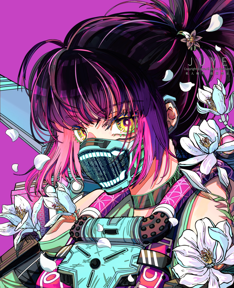 valkyrie and fluorescent tech valkyrie (apex legends) drawn by xiaoye_ju_er