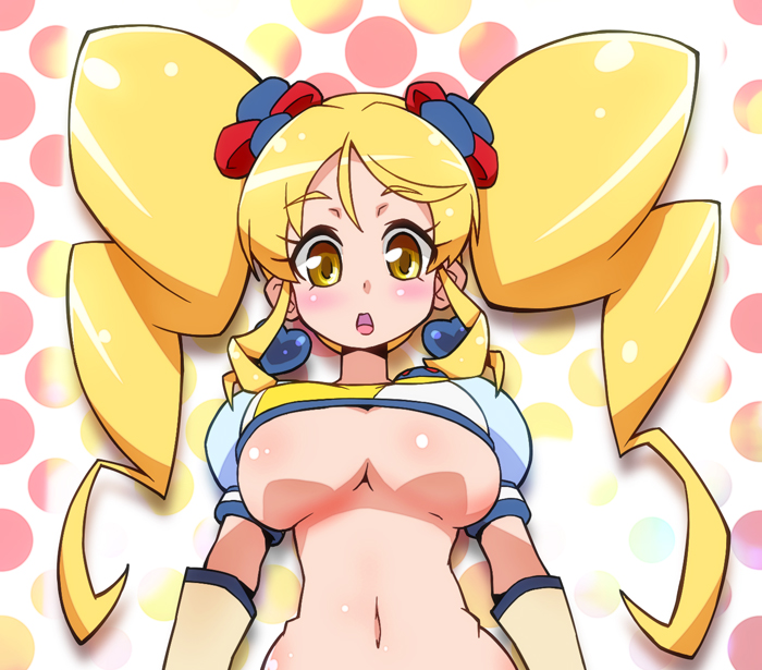 oomori yuuko and cure honey (precure and 1 more) drawn by ryuuta_(cure_ryuuta)