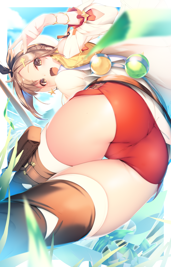 reisalin stout (atelier and 2 more) drawn by ryuji_(ikeriu)