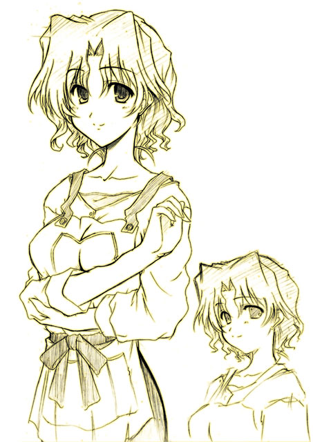 yuzuhara haruka (to heart and 1 more) drawn by sankaku_umako