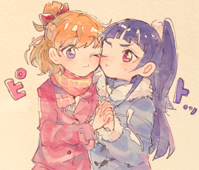 asahina mirai and izayoi liko (precure and 1 more) drawn by itomugi-kun