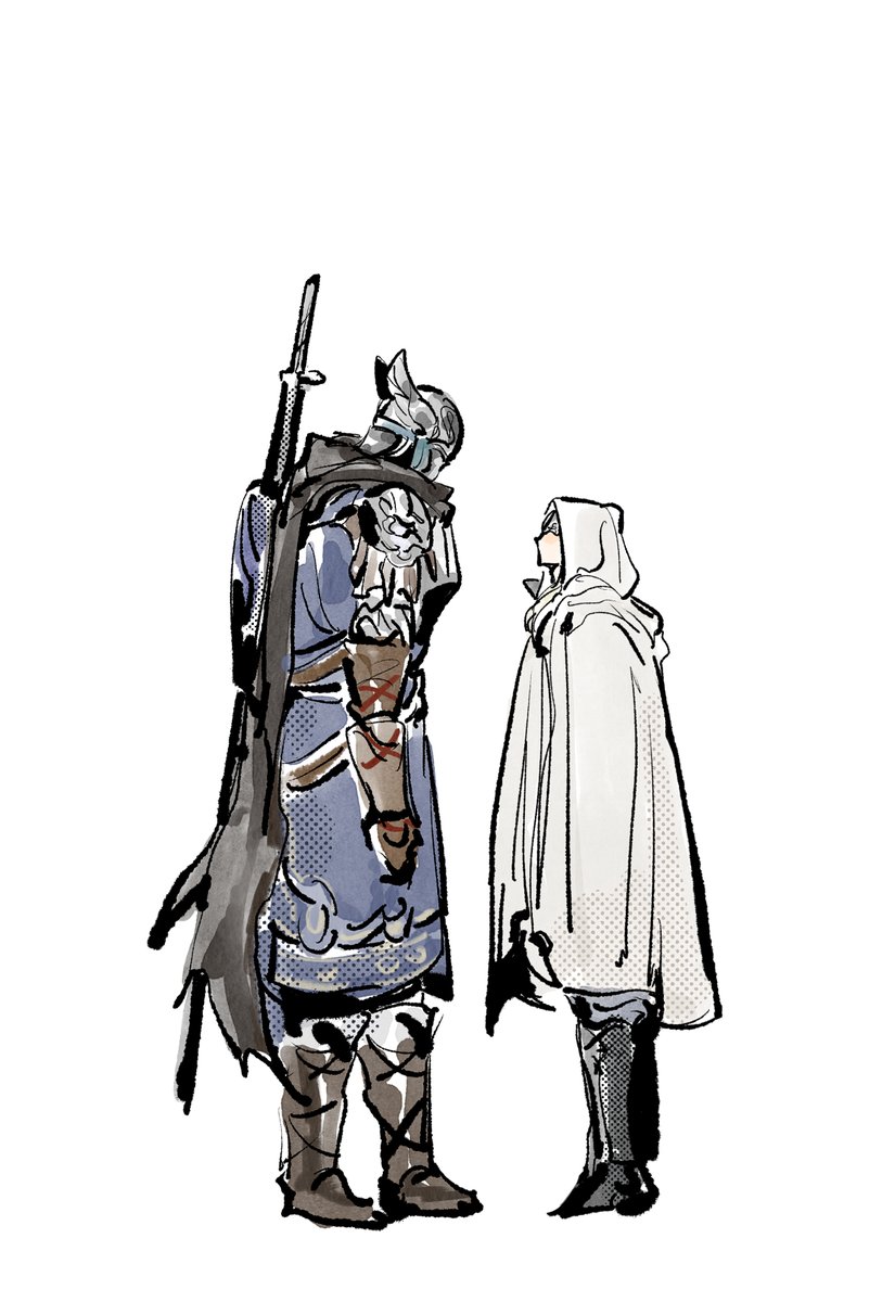 duchess and wylder (elden ring and 1 more) drawn by temporoyales
