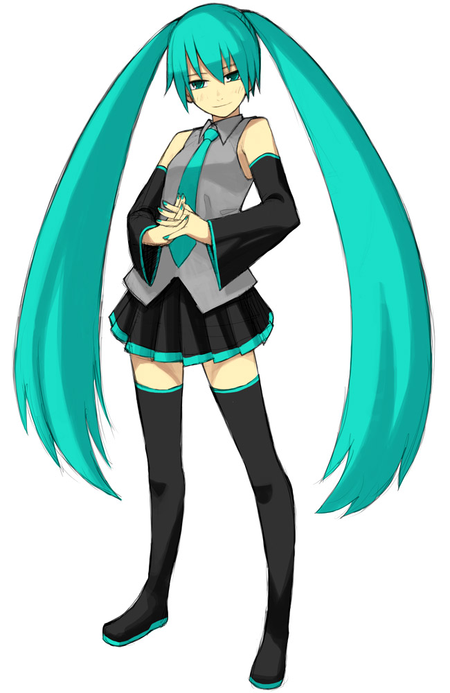 hatsune miku and kagamine rin (vocaloid) drawn by yu_65026