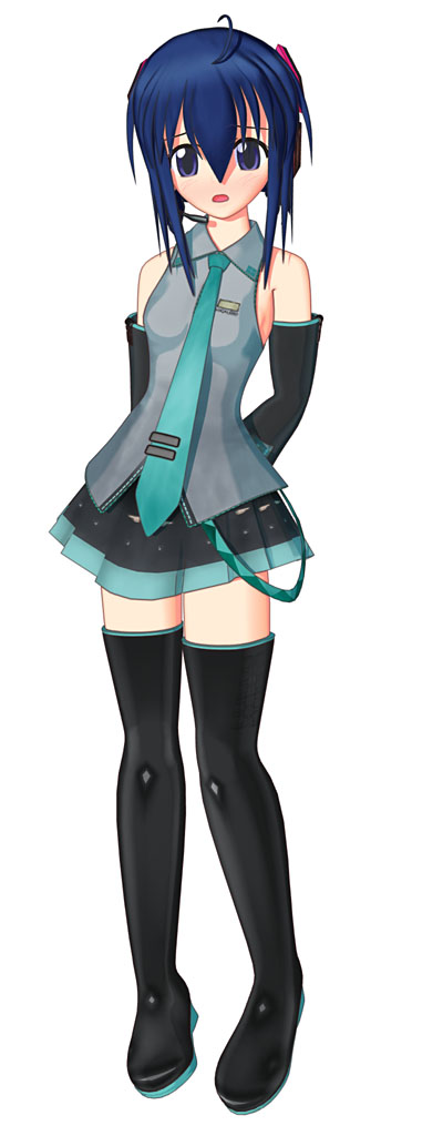hatsune miku and miyazaki nodoka (vocaloid and 1 more) drawn by katsu_(atelier)
