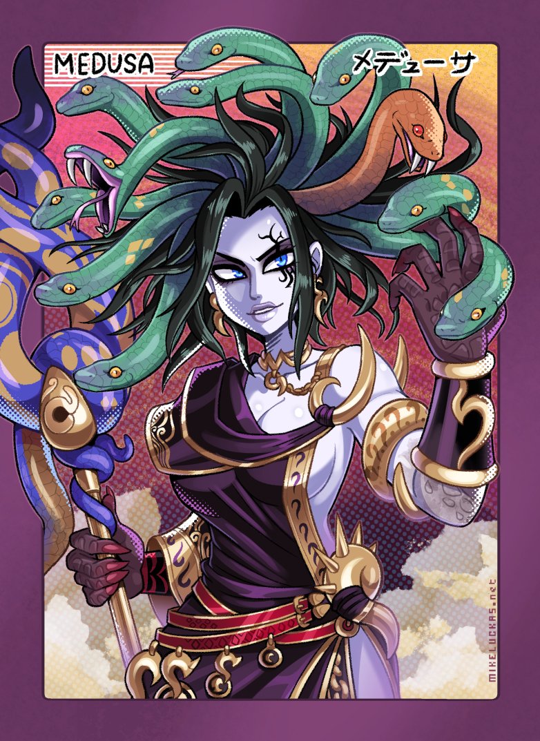 medusa (kid icarus and 1 more) drawn by mike_luckas