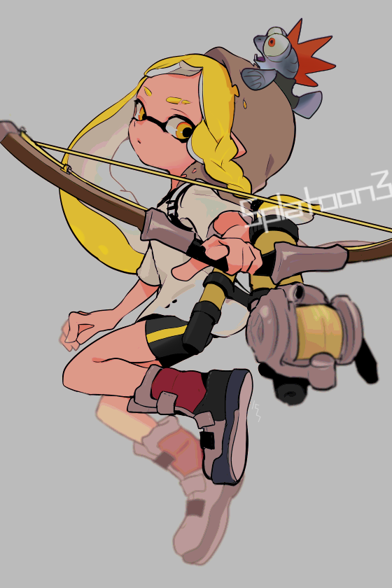 smallfry, agent 3, and veronika (splatoon and 1 more) drawn by imaikuy0