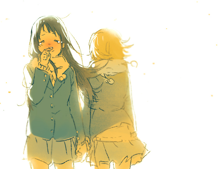 akiyama mio and tainaka ritsu (k-on!) drawn by tamagogogo