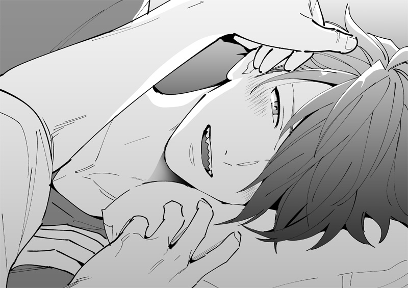 akuno hideo (idolmaster and 1 more) drawn by sokka_(kbs)