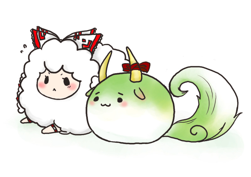 fujiwara no mokou, kamishirasawa keine, and ex-keine (touhou) drawn by monokurow