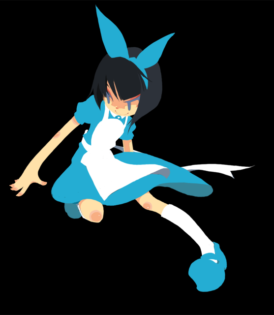 alice (alice's adventures in wonderland) drawn by kaku_sugar