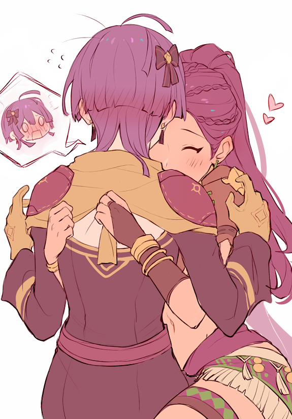 bernadetta von varley and petra macneary (fire emblem and 1 more) drawn by kvlen