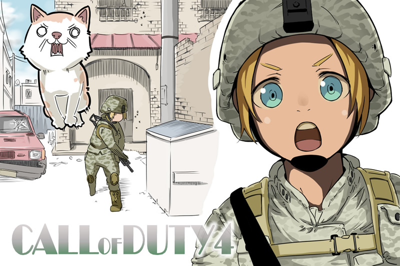 call of duty and 1 more drawn by ryou_(effort)