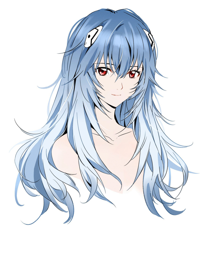 ayanami rei (neon genesis evangelion and 2 more) drawn by da_huang