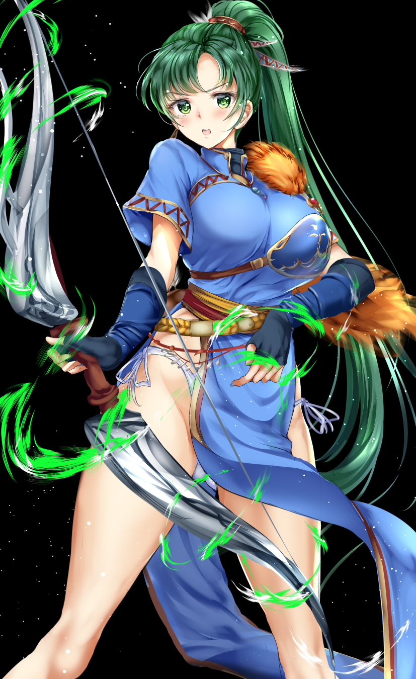 lyn (fire emblem and 2 more) drawn by ponytail_korosuke