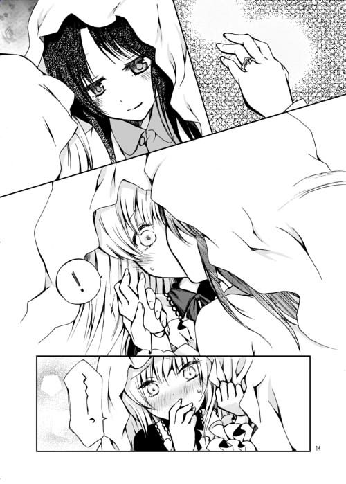 suigintou and kakizaki megu (rozen maiden) drawn by ai_(creamcaramel)