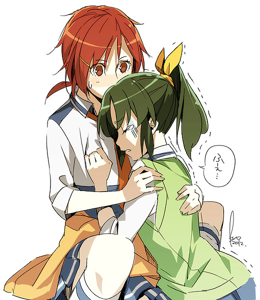 midorikawa nao and hino akane (precure and 1 more) drawn by kyo_(kuroichigo)