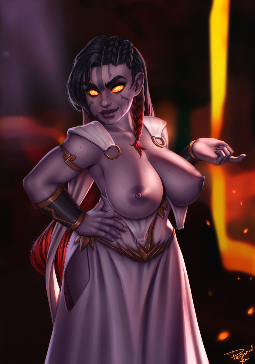 warcraft and 1 more drawn by personal_ami
