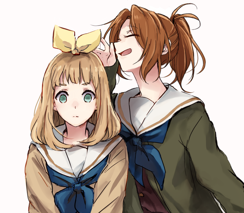 nakagawa natsuki and yoshikawa yuuko (hibike! euphonium and 1 more) drawn by yuuyu_(777)