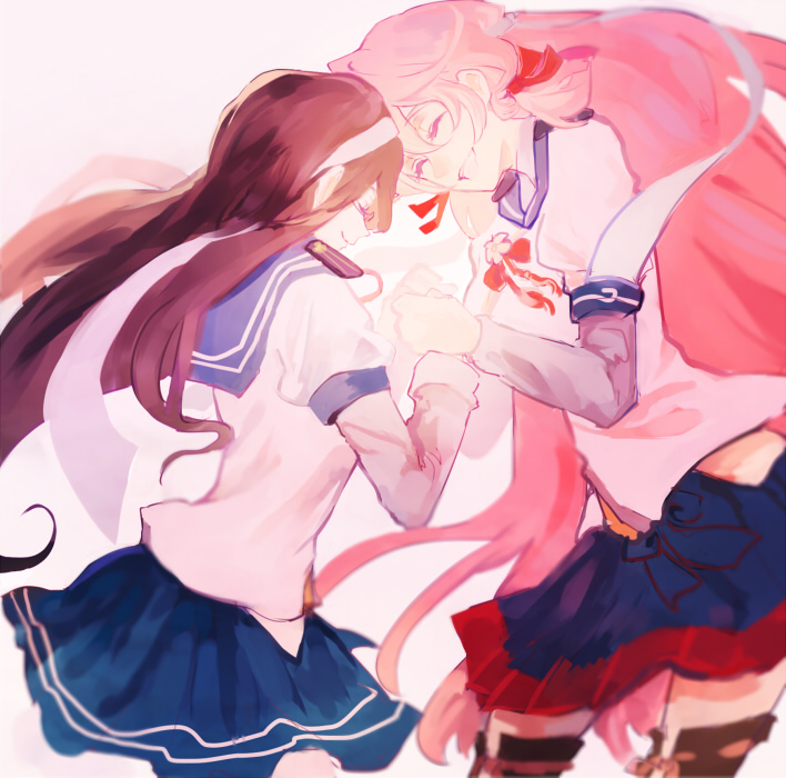 ooyodo and akashi (kantai collection) drawn by kotaro-nosuke