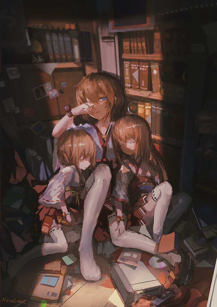 blanc, rom, and ram (neptune and 1 more) drawn by novelance