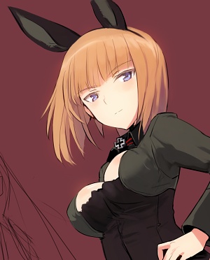 gundula rall (world witches series and 1 more) drawn by shimada_fumikane