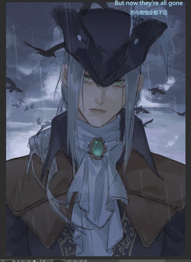 lady maria of the astral clocktower (bloodborne) drawn by geranbb
